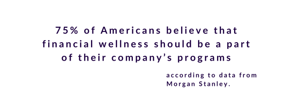 a surprising statistic about the necessity of financial wellness for small businesses