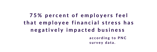 A surprising statistic about the impacts of employee financial stress