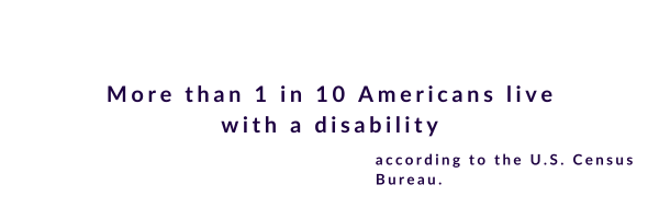 A fact about employees living with disabilities. 