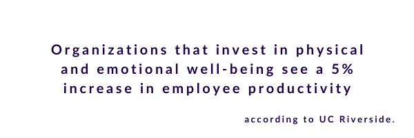 A fact about employee mental health and productivity.