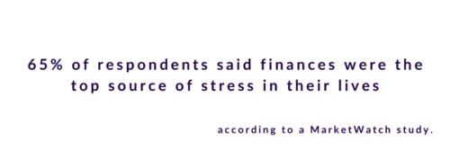 A stat about financial stress.